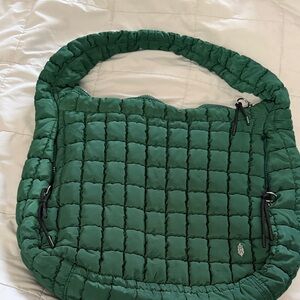FP Movement by Free People Emerald Quilted Shoulder Bag